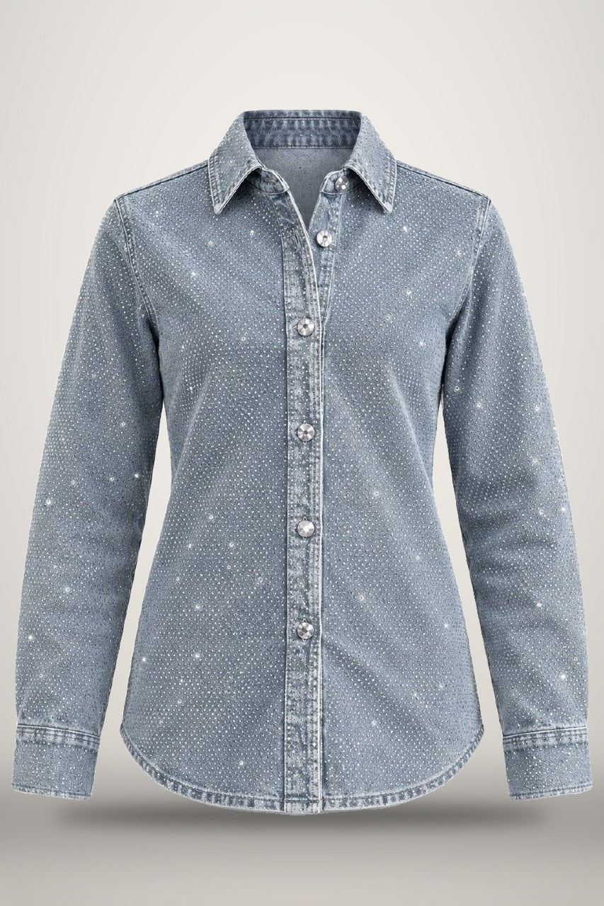 Hollywood Denim Suit in light blue