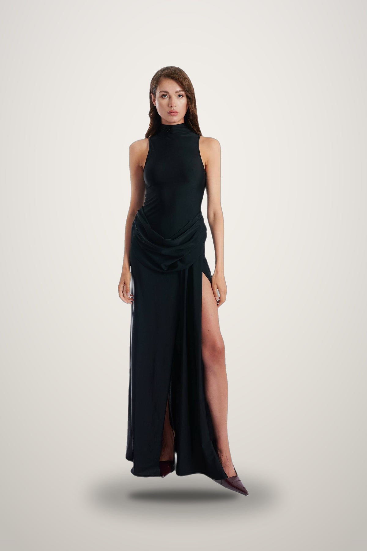 Swan Dress in black