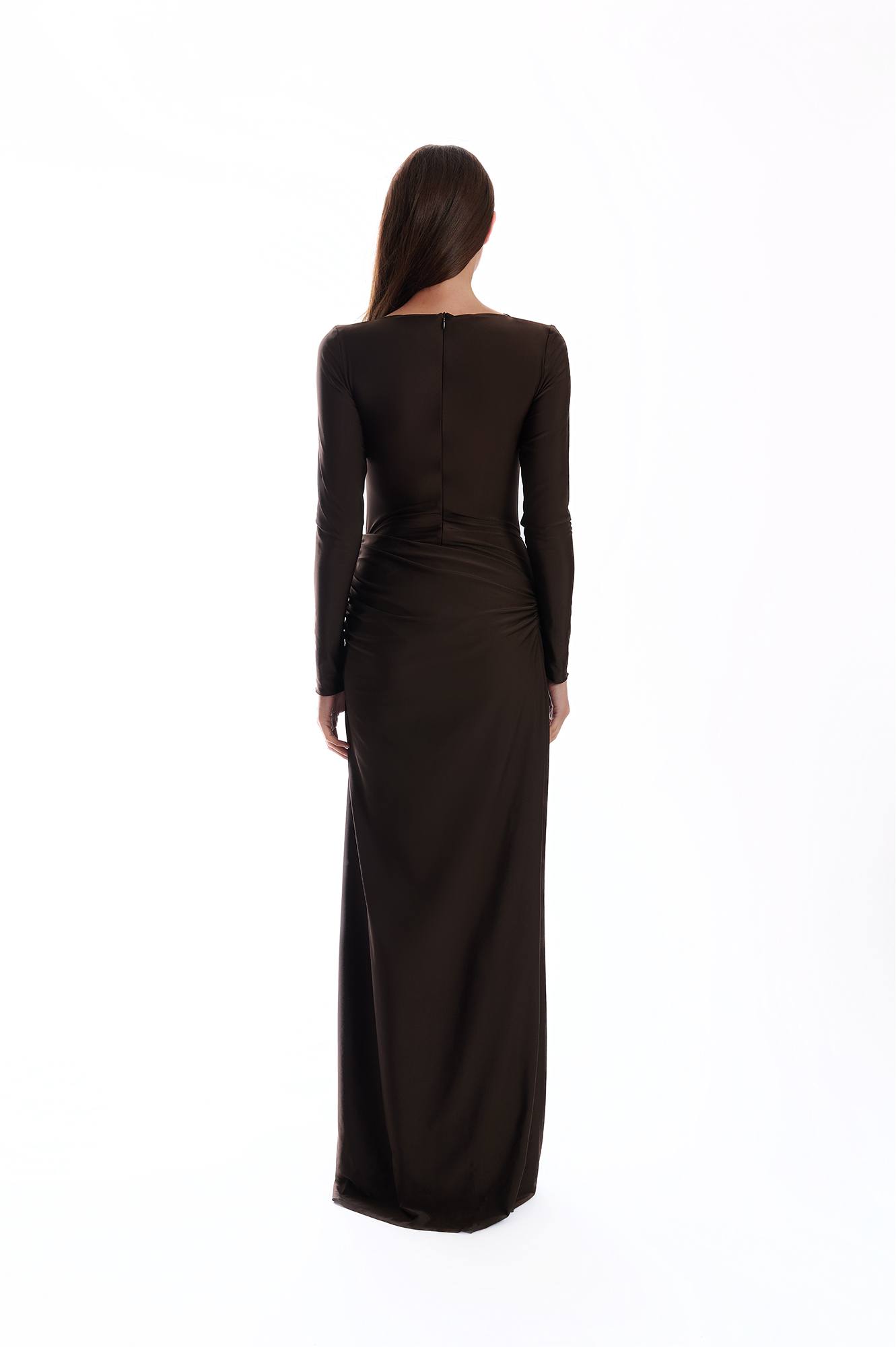 Brown rouge dress