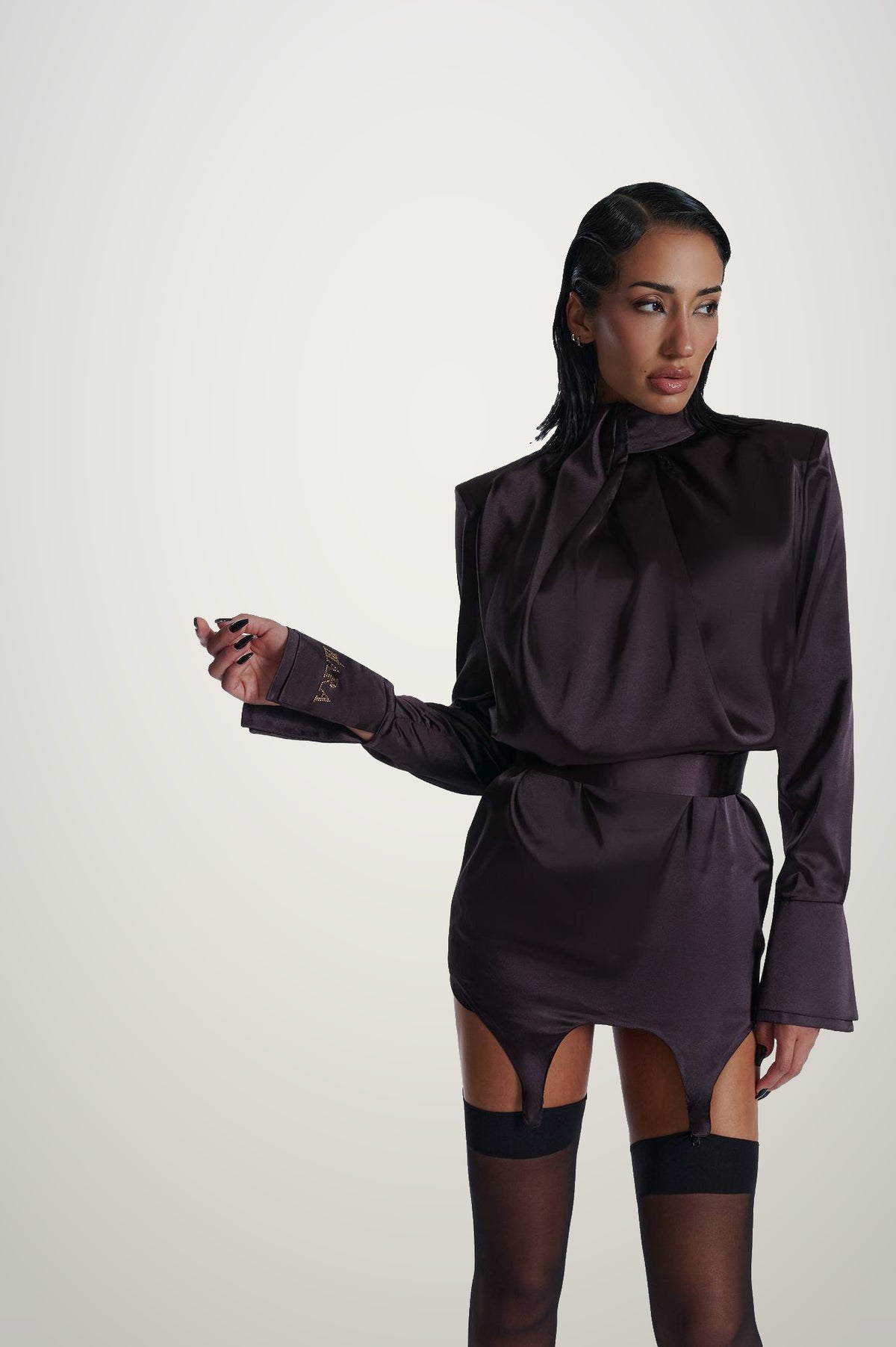 Silk Suspender Dress