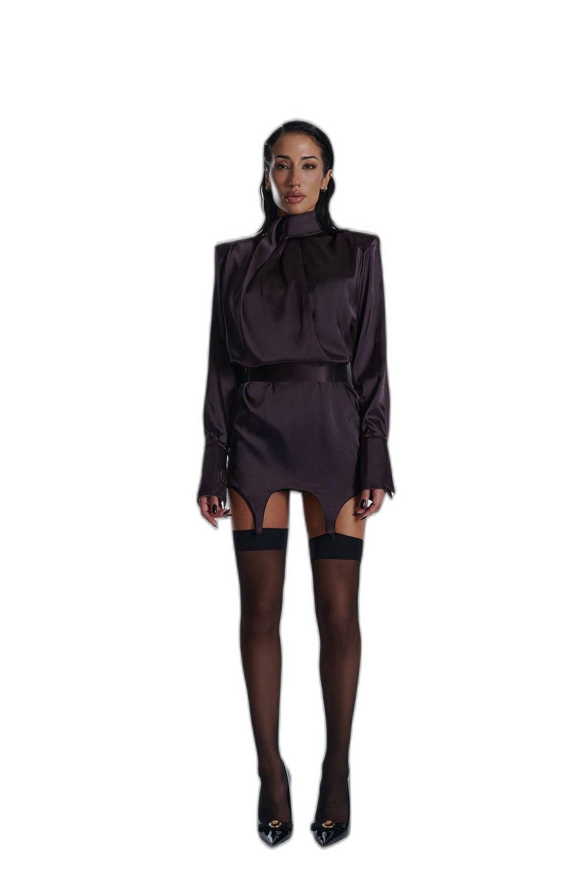 Silk Suspender Dress