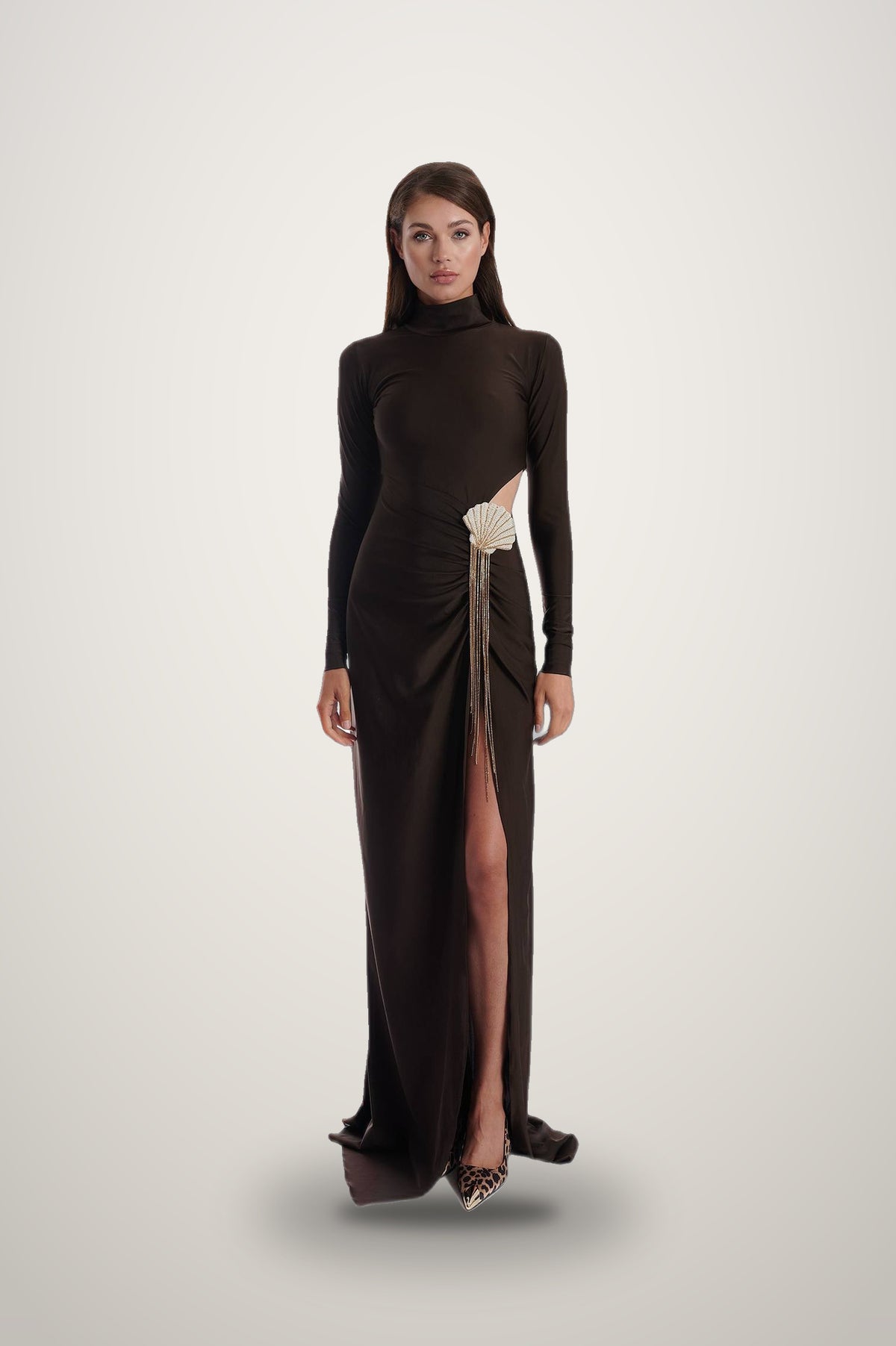 Shell Mocha Dress