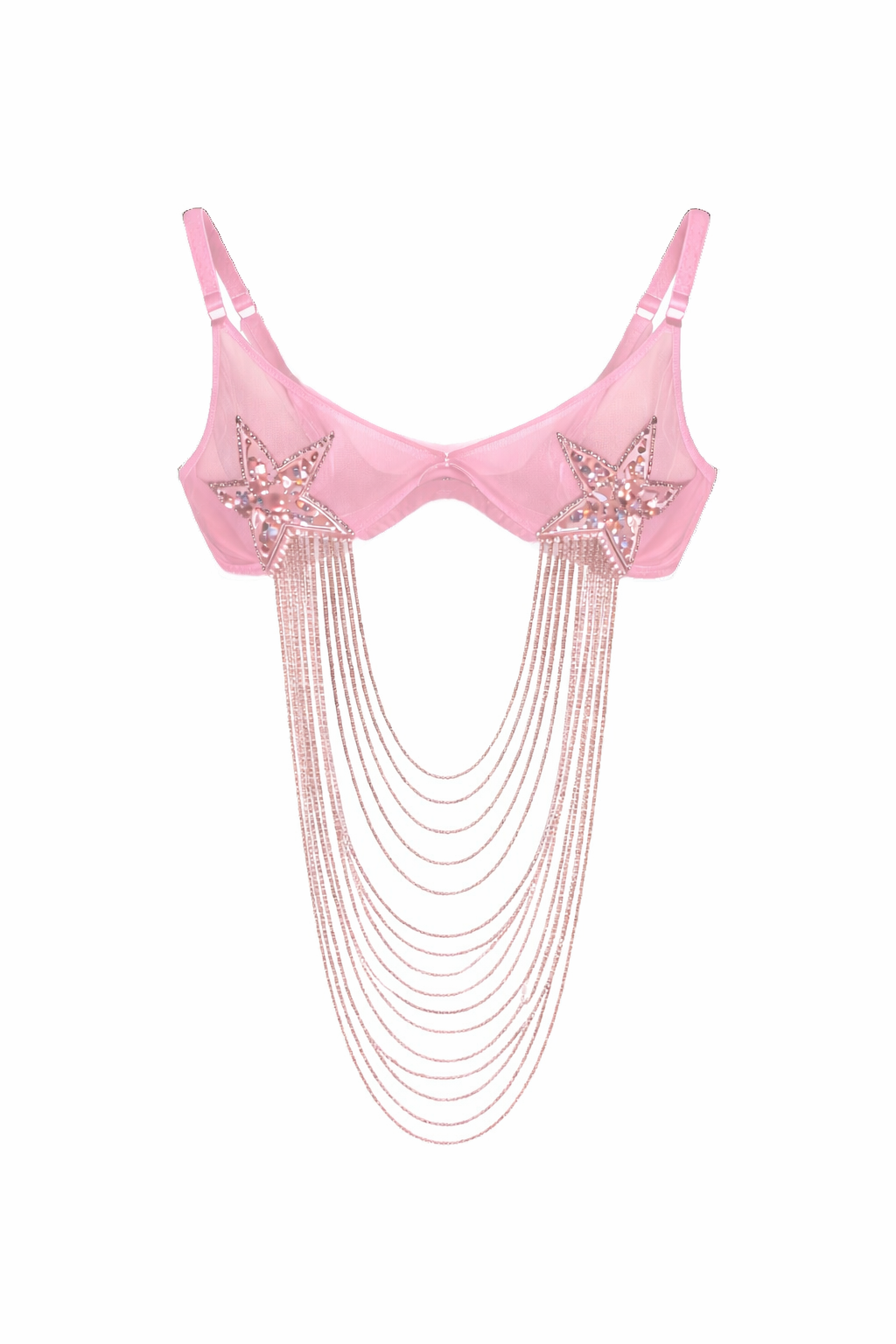 Bíara pink Star bra