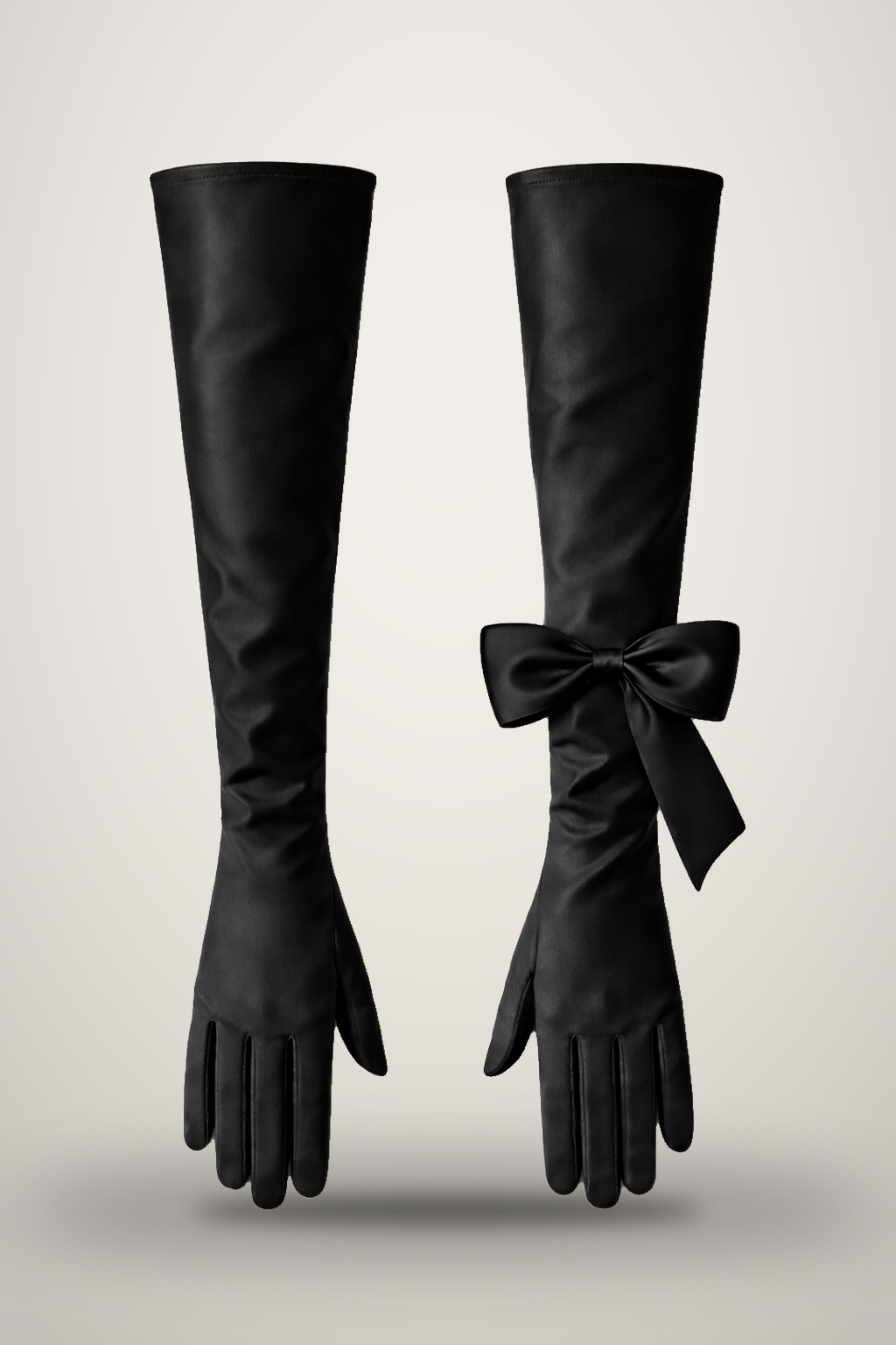 Bow black dress