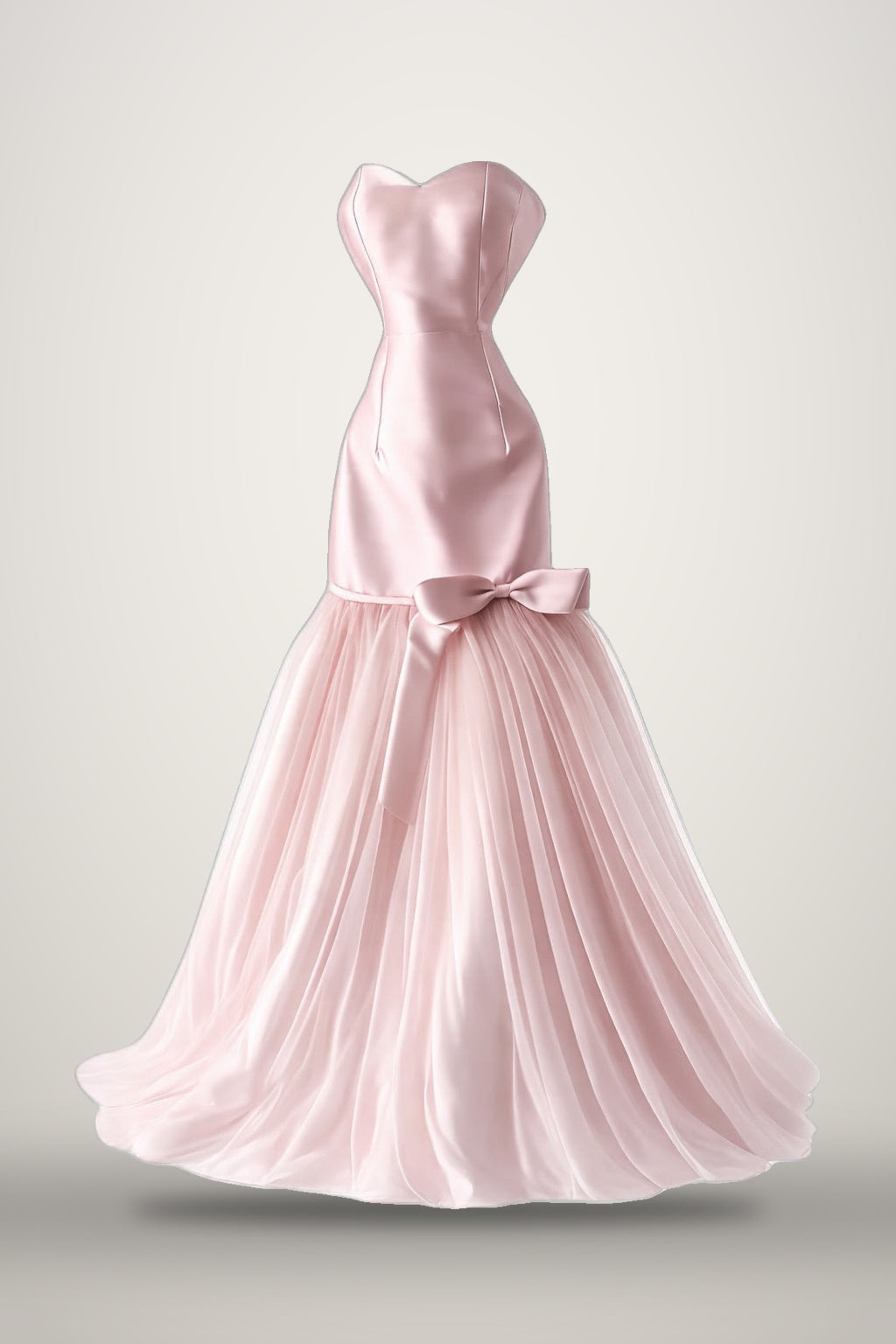 Bow Dress in light pink
