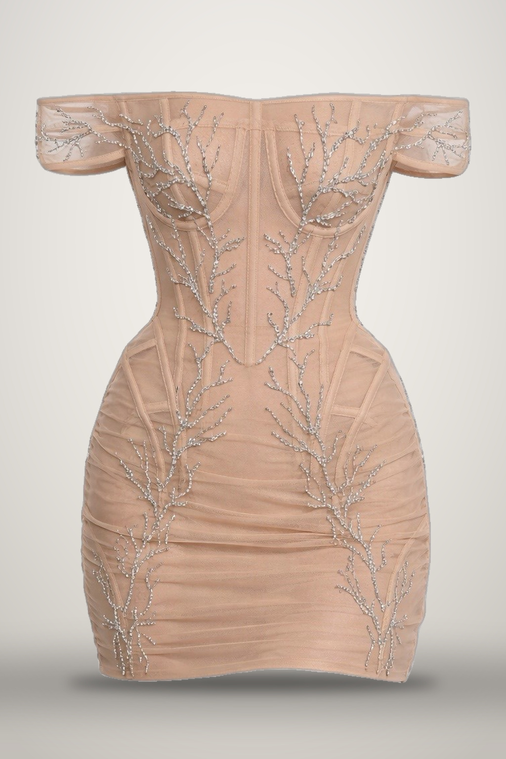 Crystal Vein Corset Dress
