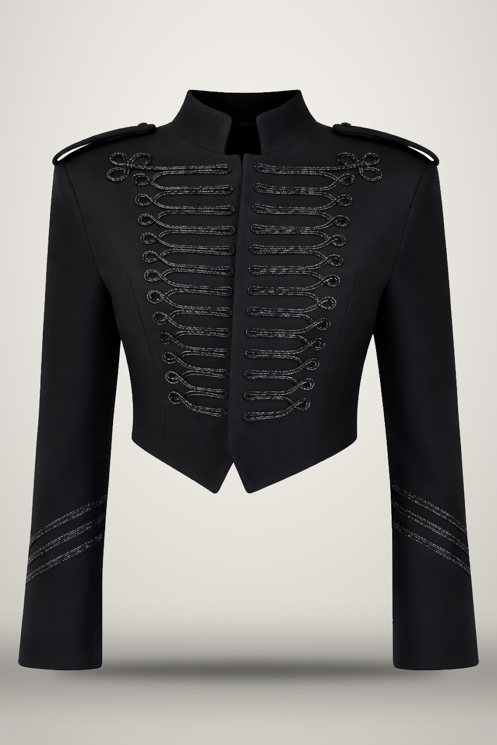 Imperial Guard Cropped Jacket in black