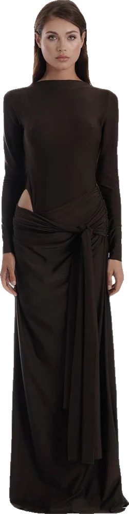 Brown Rouge Dress