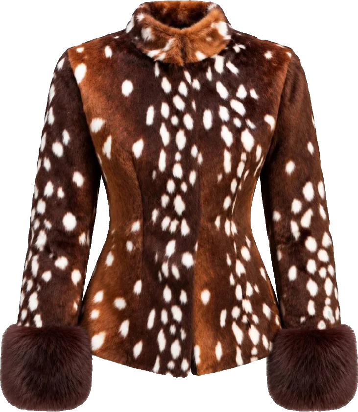 COCOA FAWN fur jacket