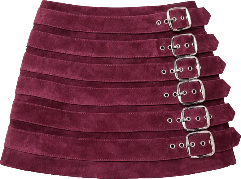 Jessica Suede Skirt