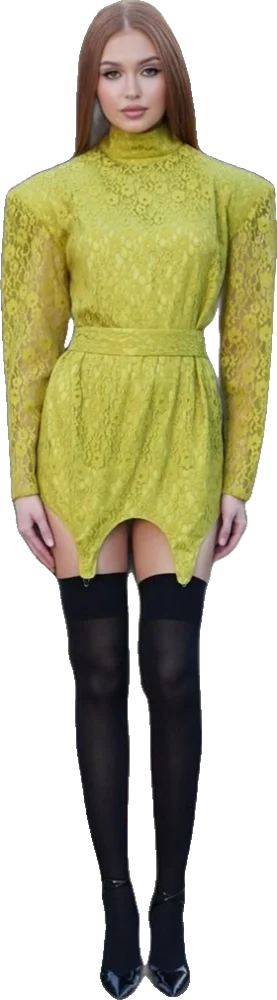 Lace Suspender Dress