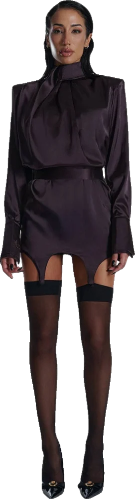Silk Suspender Dress