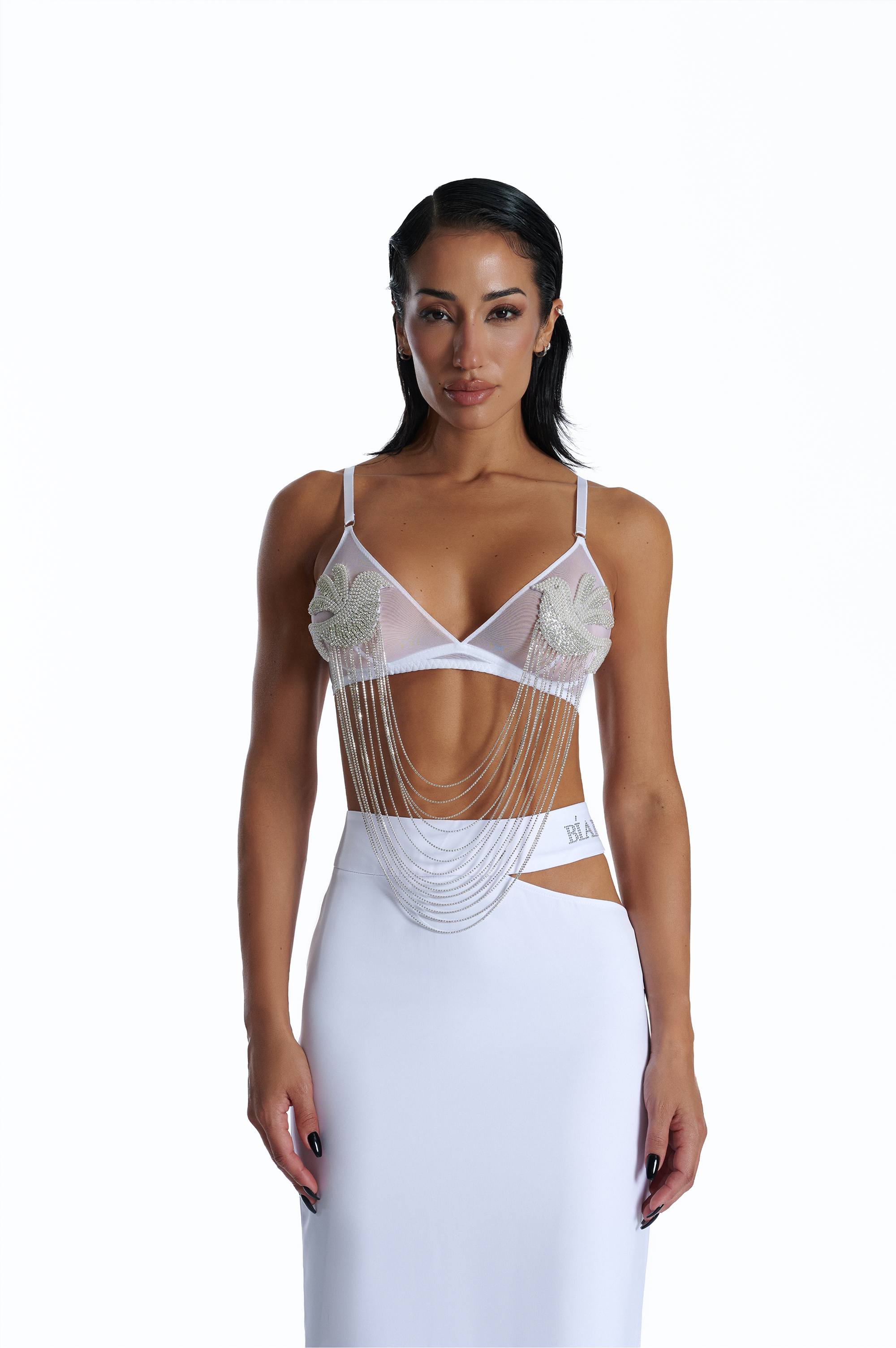 Birdie white bra
