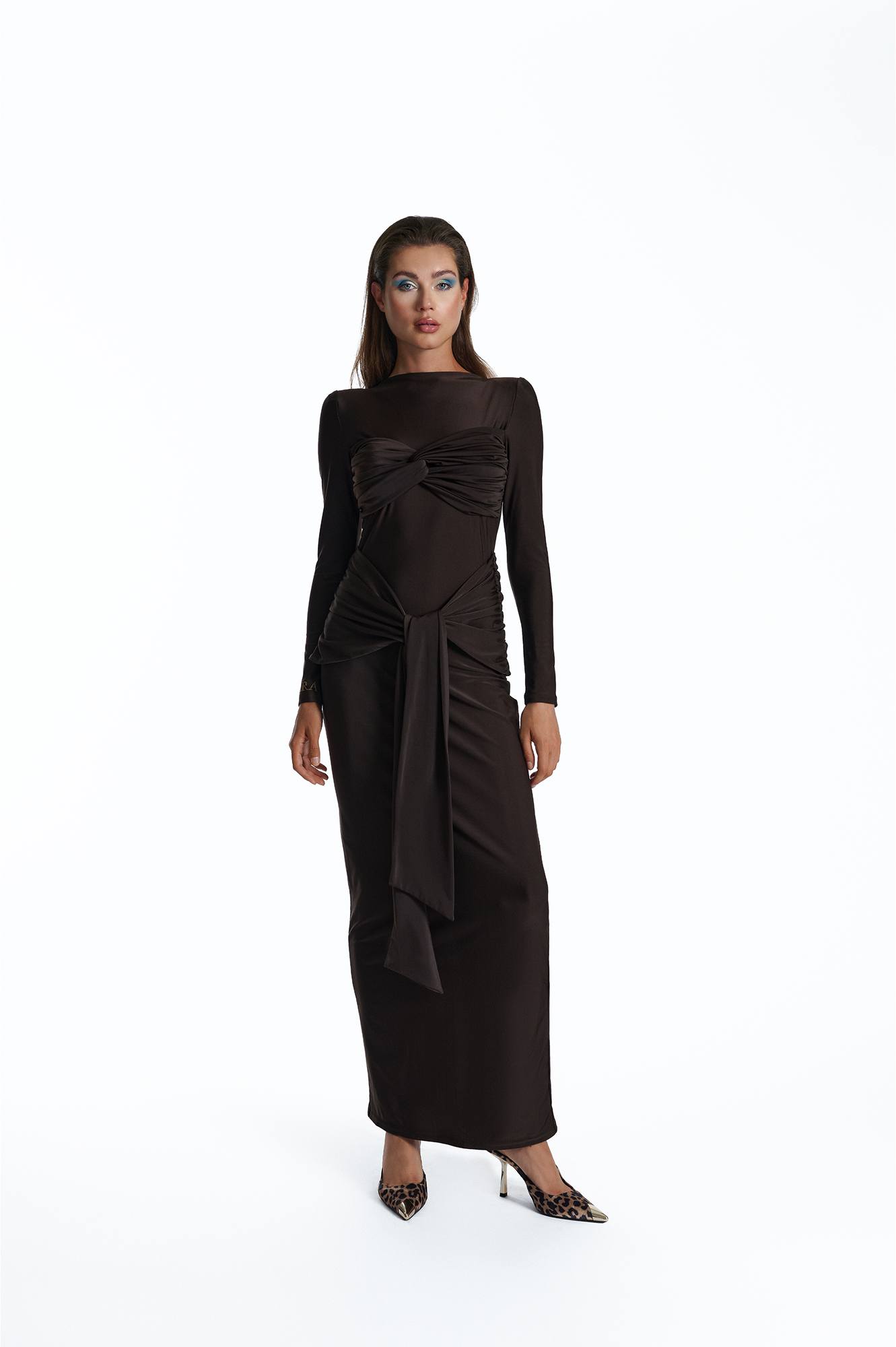 Brown timeless dress