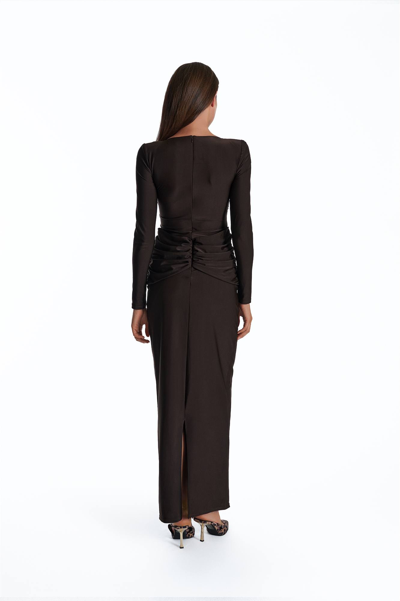 Brown timeless dress