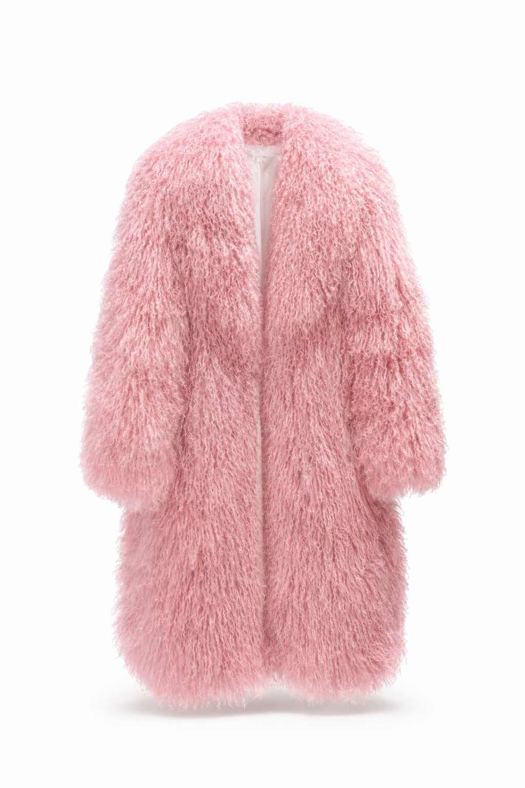 Baby pink Fur Coat