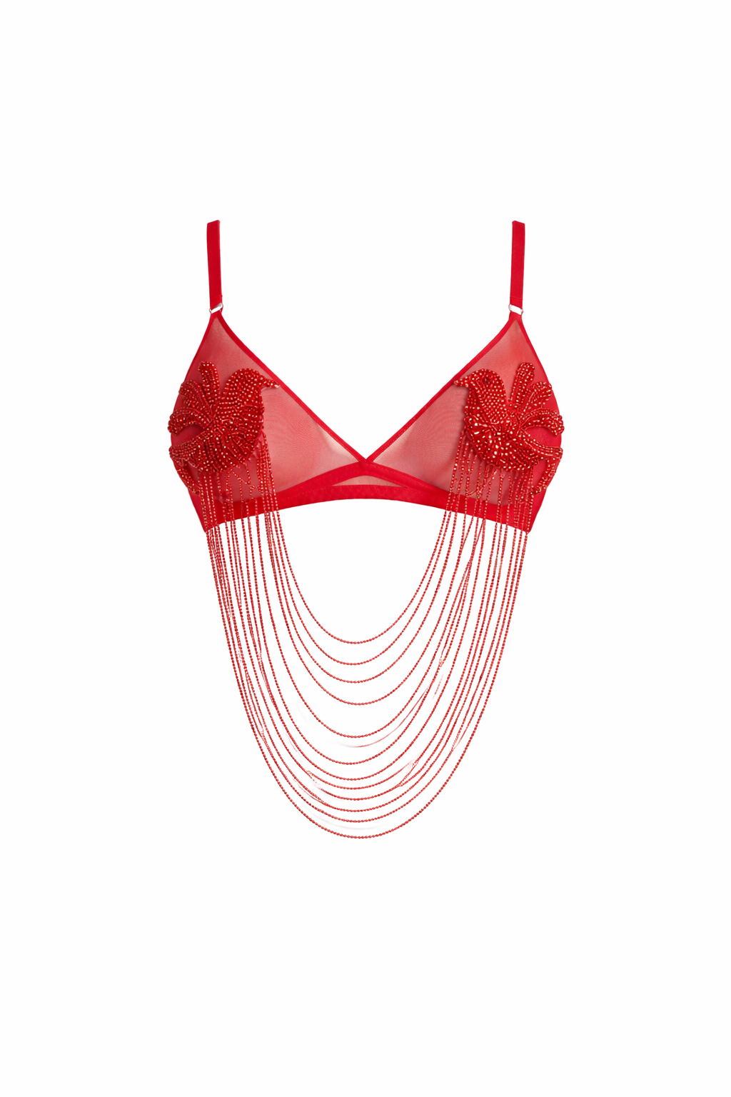 Birdie red bra