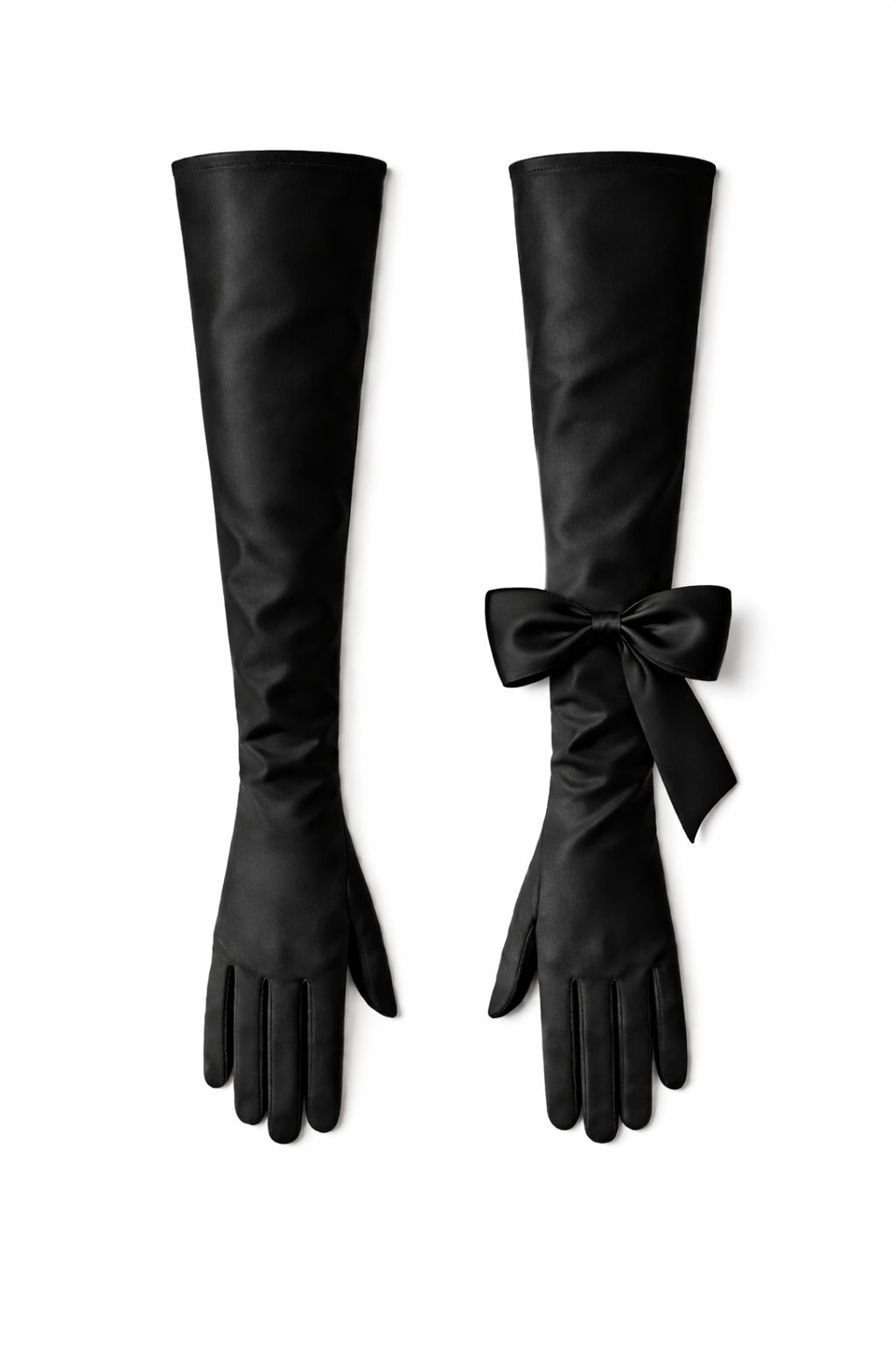 Bow black dress
