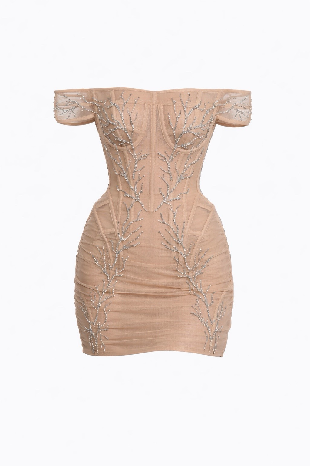 Crystal Vein Corset Dress