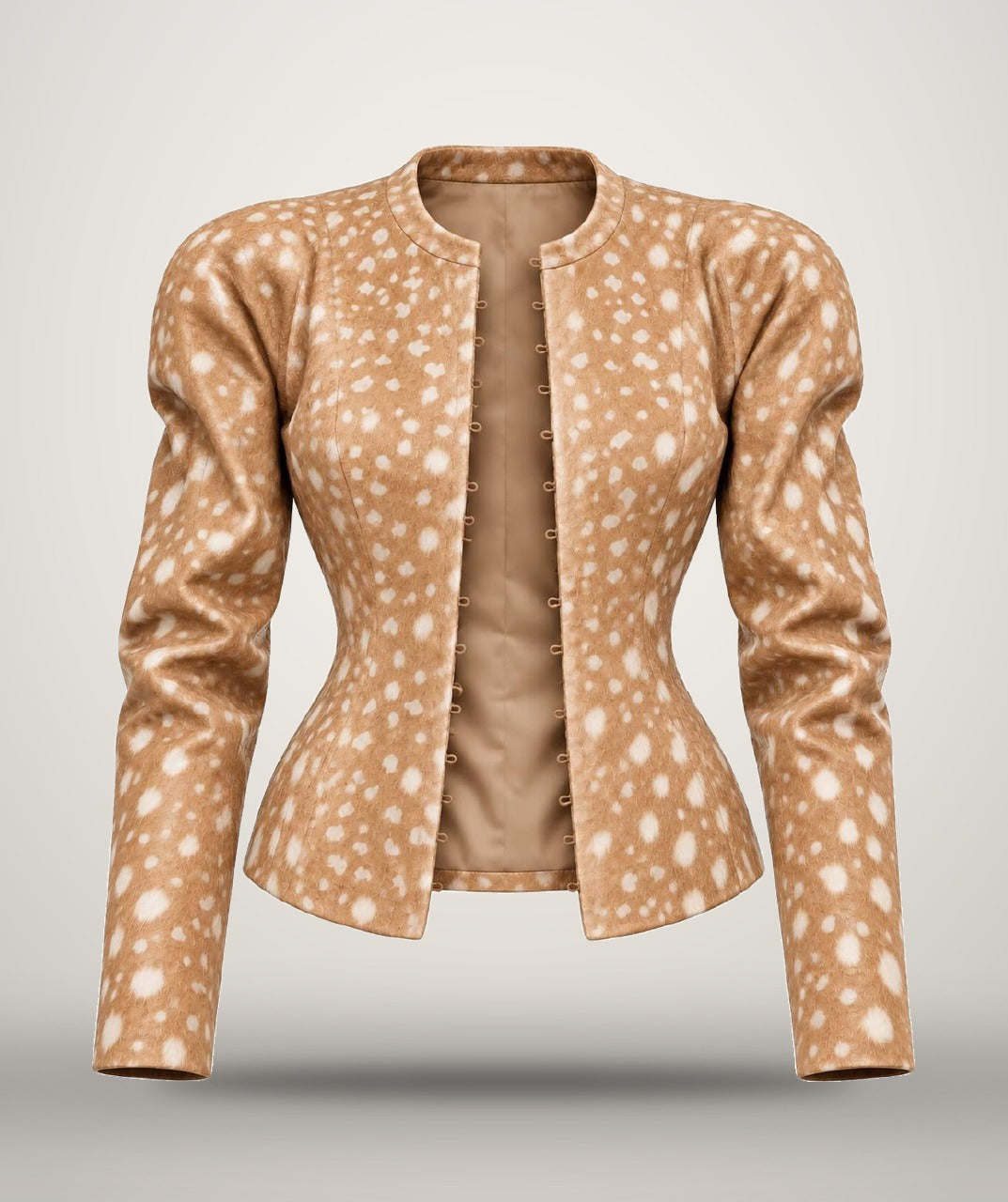 Bambi leather jacket in light brown