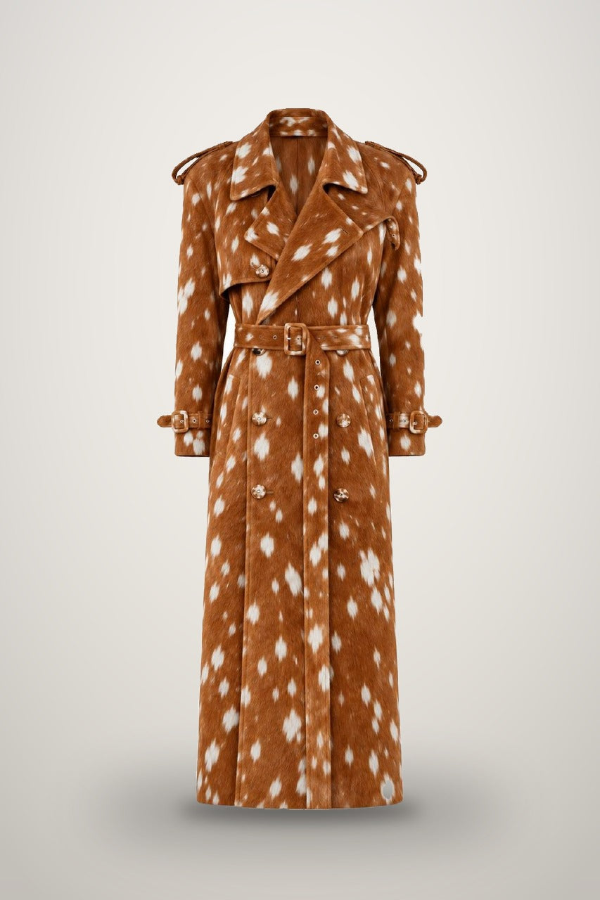 COW BROWN COAT in brown