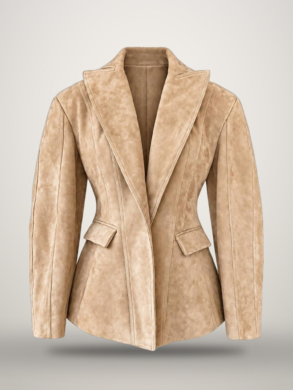 Kiana Trench Coat in nude