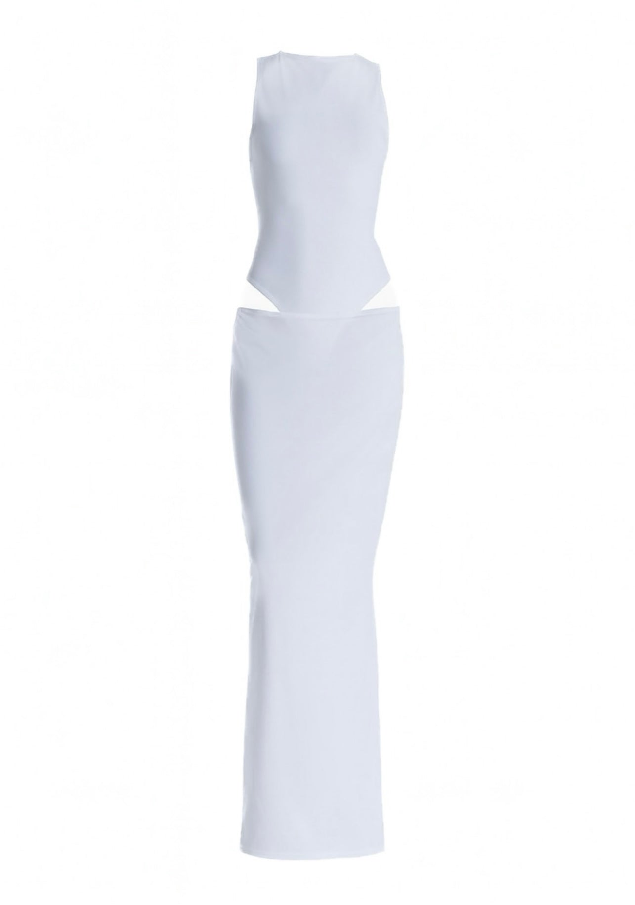 White Mesh Dress